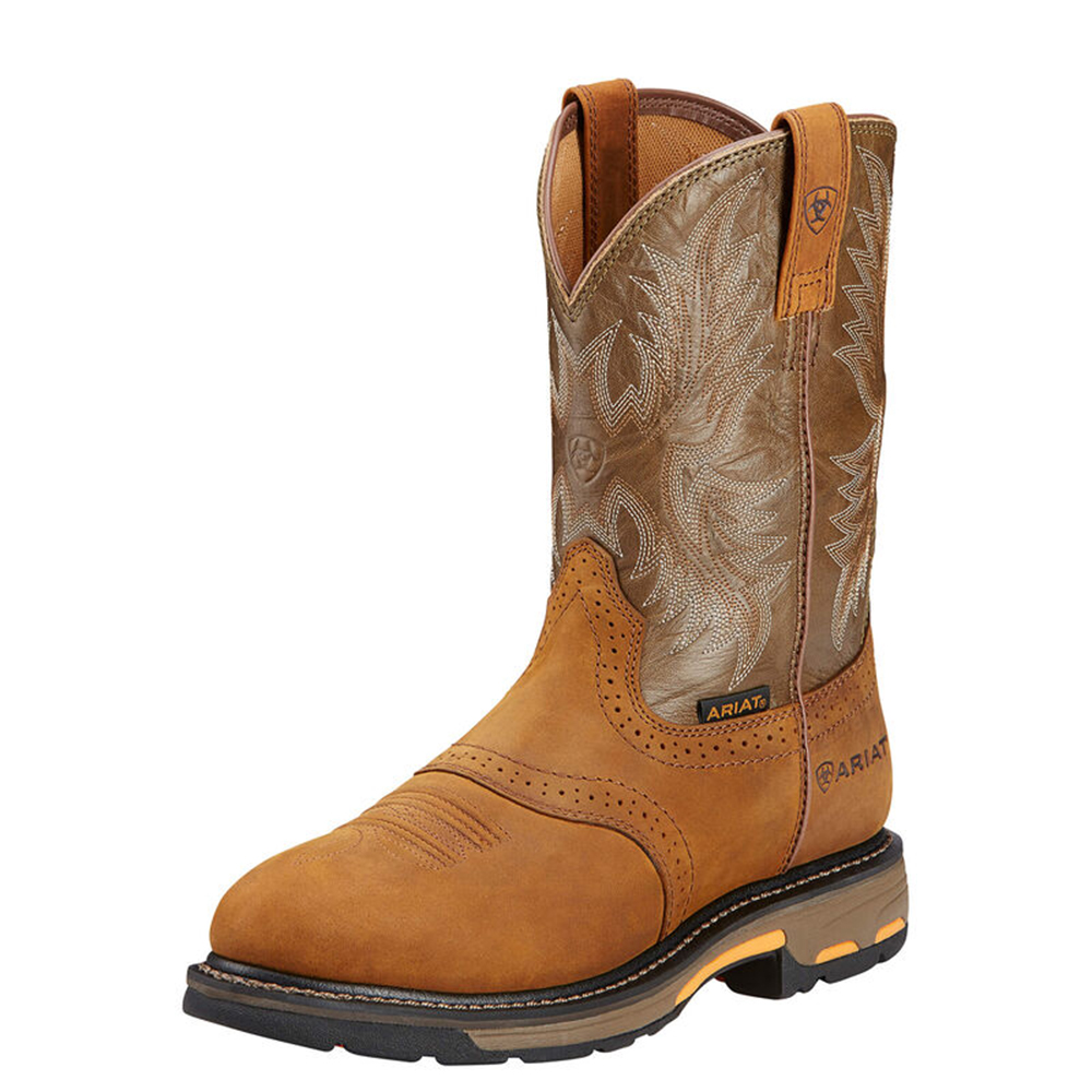 Ariat Men's Workhog Pull-On Work Boots from Columbia Safety